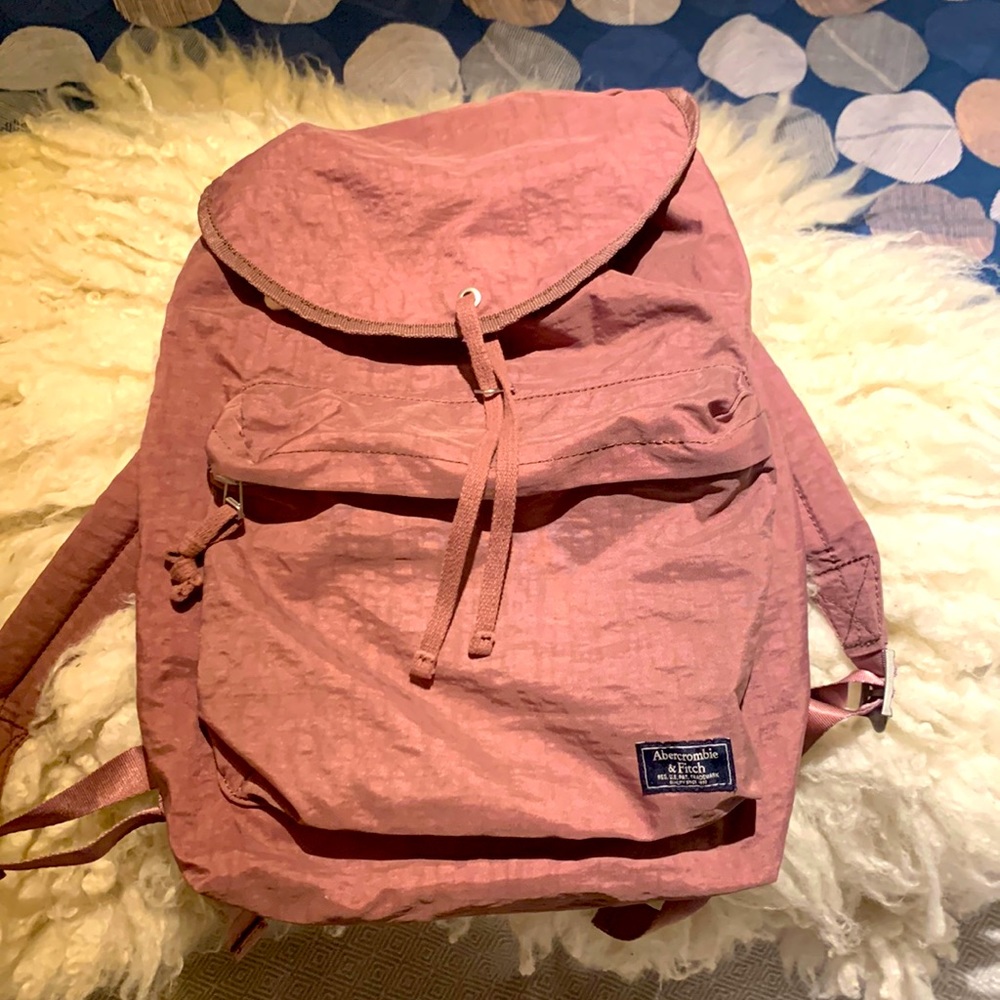 Small pink backpack by Abercrombie & Fitch